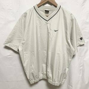 NIKE GOLF ナイキ ゴルフ スイングトップ 半袖 L ナイロン ゴルフウェア ウインドブレーカー プルオーバー