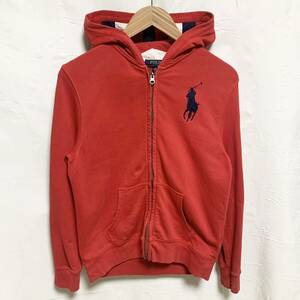 POLO RALPHLAUREN ポロラルフローレン パーカー レッド L KID'S