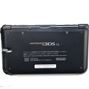 NINTENDO 3DS LL SPR-001 任天堂 ゲーム機 本体のみ タッチペン欠品 ブラック 008FMZFI22の画像4