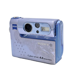SONY Cyber-shot DSC-F77A ソニー サイバーショット コンパクトデジタルカメラ ブルー 難有り 005FOZFI02の画像1