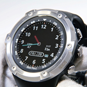 Shot Navi W1 Evolve ショットナビ エボルブ ゴルフ用GPSウォッチ 腕時計 日本製 箱付き 007FJZFI33の画像3