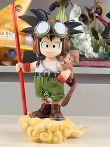 ドラゴンボール　DRAGON BALL　孫悟空　少年期　扉絵イラスト　飛行服　PVC　フィギュア