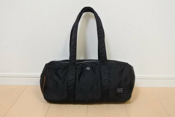 ☆美品☆PORTER ポーター タンカー ダッフルバック ミニボストンバッグ 黒 j☆