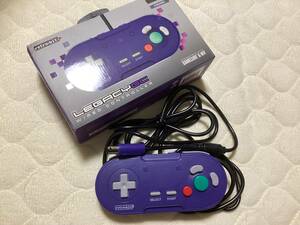 ゲームキューブ用コントローラー Retro-Bit Legacy GC 有線コントローラー Gamecube & Wii用 インディゴ