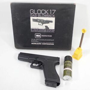 1TG7◆MGC グロック17 ブローバック ガスガン マガジン ガス漏れなし 未検品現状 ジャンク/GLOCK17 G17 送:-/80