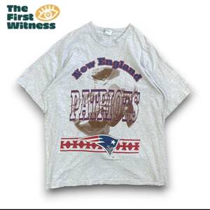 90’s　NFL　ニューイングランド　ペイトリオッツ　Tシャツ　グレー　XXLサイズ　