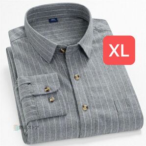 シャツ メンズ メンズシャツ 長袖シャツ カジュアルシャツ ストライプシャツ チェックシャツ 柄シャツ XL