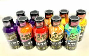 【ご好評につきお買得な10本セット】5-hour ENERGY EXTRA drink (ファイブアワーエナジー) 10本1セット 7フレーバー 新品 未開封 現品限