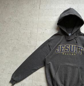 champion チャンピオン カレッジロゴ JESUIT プルオーバー パーカー チャコールグレー S