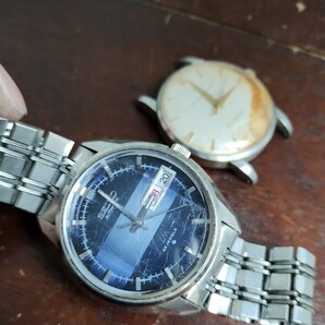 SEIKO セイコー ロードマティック カットガラス稼働 セイコー マーベル まとめ売り 純正ベルト付き 腕時計 5606-7281の画像1