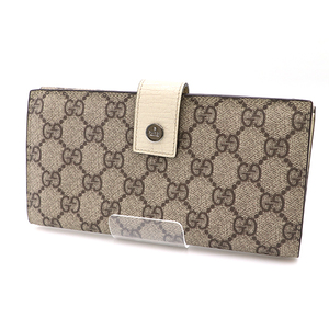 グッチ GUCCI GGプラス PVC レザー 長財布 115046.0416 レディース【xx】【中古】4000014801600913