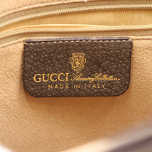 GUCCI グッチ シェリーライン GG柄 ブラウン PVCレザー オールドグッチ 010.378 ハンドバッグ 男女兼用 【xx】【中古】4000001801602451_画像7