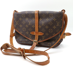 LOUIS VUITTON ルイヴィトン モノグラム キャンバス ソミュールMM M40710 ショルダーバッグ レディース 【xx】【中古】4000001801602449