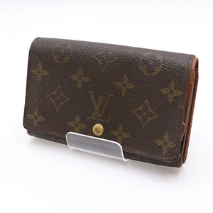 【ジャンク】ルイヴィトン LOUIS VUITTON モノグラム ポルトモネ・ビエ トレゾール M61730 二つ折財布 【xx】【中古】4000014801001310