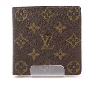 ルイヴィトン LOUIS VUITTON モノグラム ポルトフォイユ・マルコ M61675 二つ折財布 メンズ 【xx】【中古】4000014801201247の画像2