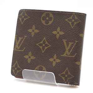 ルイヴィトン LOUIS VUITTON モノグラム ポルトフォイユ・マルコ M61675 二つ折財布 メンズ 【xx】【中古】4000014801201247の画像1