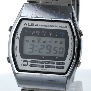 セイコー SEIKO アルバ ALBA Y749-5050 クオーツ デジタル メンズ 腕時計【xx】【中古】4000020801200851