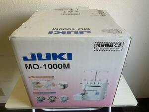 平成27年12月購入品 JUKI ジューキ ロックミシン シュルル MO-1000M 2本針 4本糸 元箱 取説 アクセサリー 付属品あり J