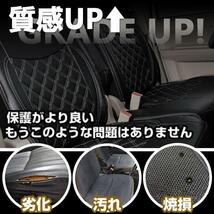 ふそう ブルーテック キャンター H22.12~H28.4 標準ダブルキャブ カバーステッチホワイトキルトPVC 運助手席 左右【北海道・沖縄発送不可】_画像3