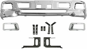 07エルフ 標準 メッキ フロントバンパー フォグランプ対応 エアダム一体型【北海道・沖縄・離島発送不可】