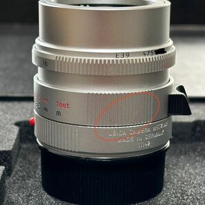 Leica APO Summicron 50mm F2 ASPH 11142 シルバー leitz ライカ アポズミクロンM ライツの画像3