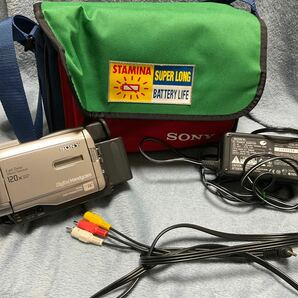 SONY ソニー Carl Zeiss Vario-Sonnar DCR-TRV808 MiniDV デジタルビデオカメラ 通電確認済みの画像1