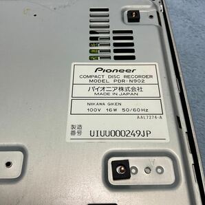 Pioneer パイオニア CDプレーヤー レコーダー PDR-N902 通電確認済みの画像5