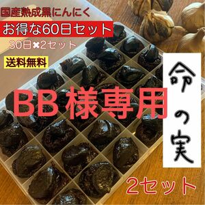 BB様専用です　　　命の実　お得な60日30日×2セット　黒にんにく