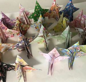  ручная работа оригами . журавль 30 листов сообщение установить 
