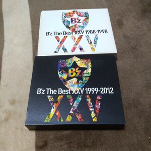 B'z The Best XXV 1988-1998(初回限定盤)& The Best XXV 1999-2012(初回限定盤) CD+DVD 稲葉浩志/松本孝弘 ビーズ セット ベスト アルバム