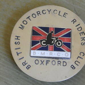 BRITISH MOTORCYCLE RIDERS CLUB OXFORD BADGE 英国 モーターサイクル ライダーズクラブ バッジの画像2