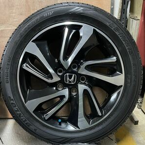 ホンダ ステップワゴン純正17インチ 6J インセット50 P.C.D114.3 DUNLOP 205/55/R17 中古4本セットの画像8