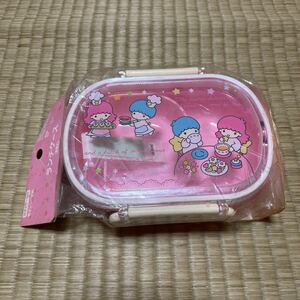  ultra rare * Heisei era retro that time thing Little Twin Stars ki Kirara . lunch box lunch box Sanrio lunch case 1997