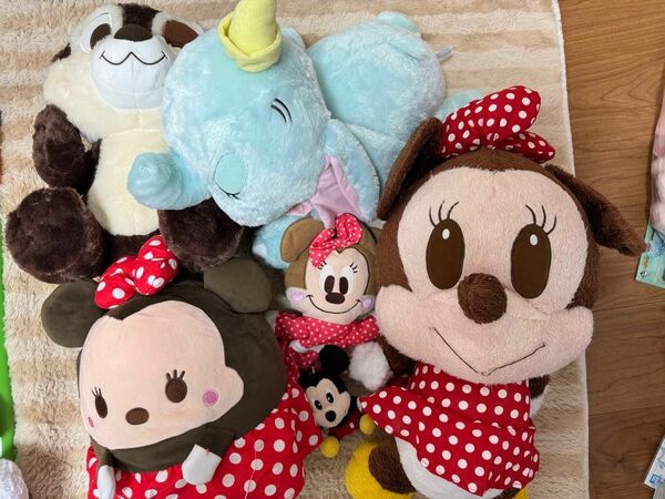 ディズニーぬいぐるみ６点まとめ売り