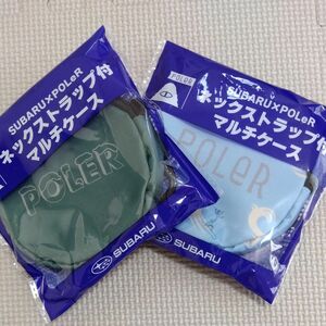 SUBARU×POLeR ネックストラップ次マルチケース