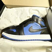 ★ 未使用NIKE AIR JORDAN 1 MID 11 ★ 29cm エア ジョーダン ★ ロイヤルブルー AJ1 断捨離放出 ★_画像8