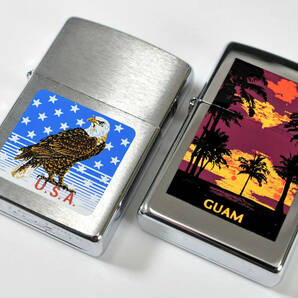 【ZIPPO】 FRANCE98 U.S.A GUAM WORLD FAMOUS U.S.A ４点 オイルライター 0302117-22の画像5