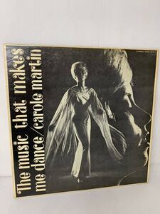 Carole Martin The Music That Makes Me Dance 1969 Not On Label XCSV141011 ジャズボーカル　オルガンバー　フリーソウル