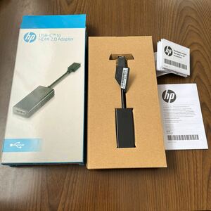 604p0617☆ HP USB-C to HDMI 2.0 変換アダプター(型番:2PC54AA#UUF)【国内正規品】