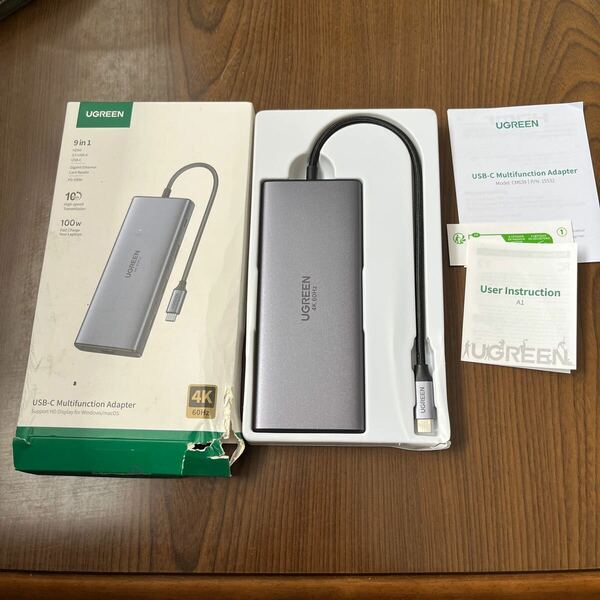 604p2013☆ UGREEN Revodok Pro 109-usb ハブ type-c 9 in 1 USB Cハブ 10Gbps USB-C3.2 & USB-A3.2 高速転送ポート 