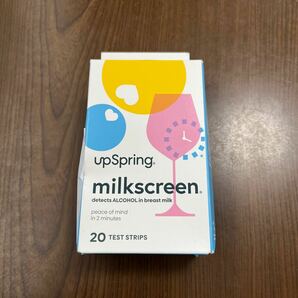 604p2340☆ milk screen 家庭用母乳アルコールチェッカー ミルクスクリーン 20包入りの画像1