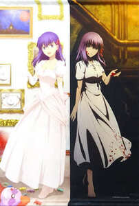 場版「Fate/stay night [Heaven's Feel]」II.lost butterfly B2タペストリー 4本セット 未開封品