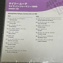 2枚組CD GERMANY 1995 / ジャーマニー1995 GARY MOORE ゲイリー・ムーア　2CD ライブ盤_画像3