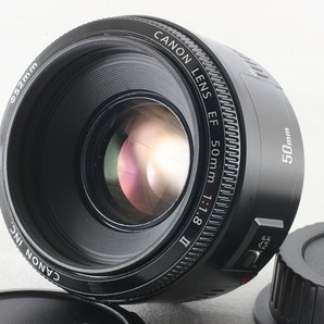 ◆超極上美品◆キヤノン Canon EF 50mm F1.8 II フルサイズ対応 単焦点レンズ◇43529の画像1