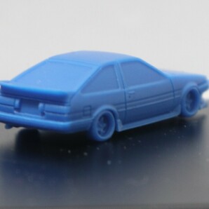 1/120 AE86 トヨタ スプリンター トレノ ハチロク 青 ブルー イグニッションモデル スーパーカー消しゴム Vol.3の画像2
