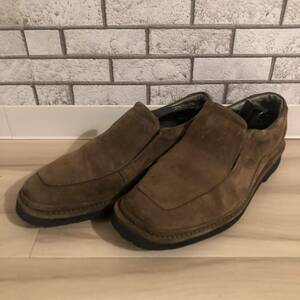 HUSH PUPPIES ハッシュパピー レザーシューズ 25.5cm ブラウン 大塚製靴 スウェード スリッポン 美品 REGAL HARUTA 日本製