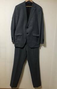 MR JUNKO ミスタージュンコ スーツ 96A7 グレー セットアップ ストライプ柄 紳士服 ビジネス ジャケット スラックス