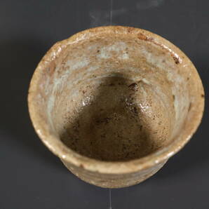 【和】(9099) 時代古作 古唐津ぐいのみ 酒器 酒杯 湯呑茶碗の画像4