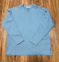 nonnative 40th TROOPER CREW PULLOVER COTTON SWEAT TEAL 2 ノンネイティブ スウェット _画像2