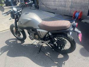 ゾンテス 車名:カフェレーサー125　型式ZT125-v　新古車　走行300キロ